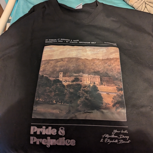 Black Pride & Prejudice Graphic Tee - Picture 2 of 3